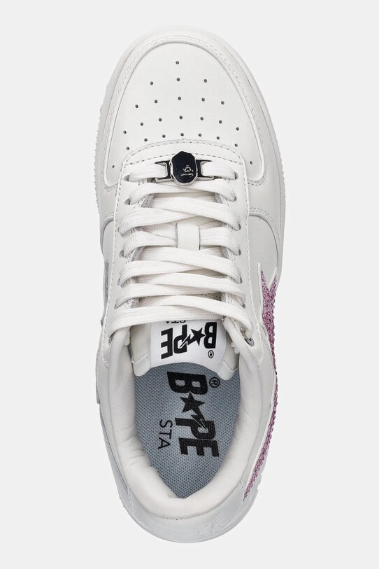 Кожаные кроссовки A Bathing Ape Bape Sta #50 L белый 1K80291350