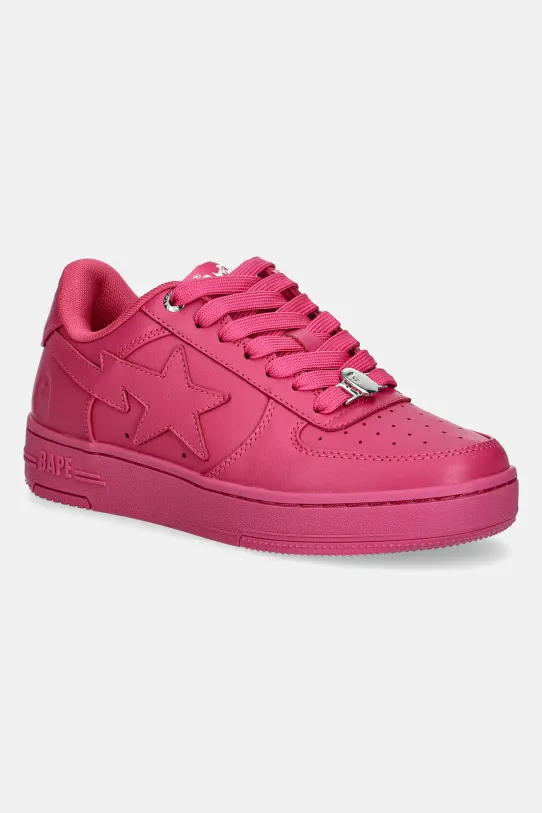 Kožené tenisky A Bathing Ape Bape Sta #52 L plochá ružová 1K80291352