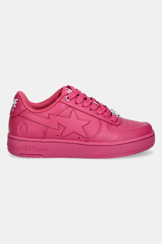 A Bathing Ape leather sneakers Bape Sta #52 L 1K80291352 pink AW24