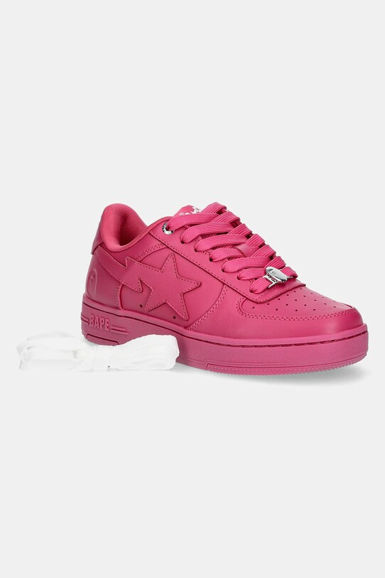 A Bathing Ape leather sneakers Bape Sta #52 L 1K80291352 pink