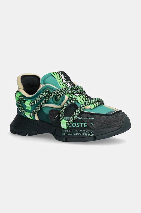 Маратонки Lacoste L003 Active Runway велур зелен 48SFA0076