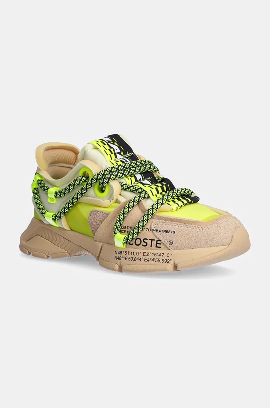 Кроссовки Lacoste L003 Active Runway замш бежевый 48SFA0076