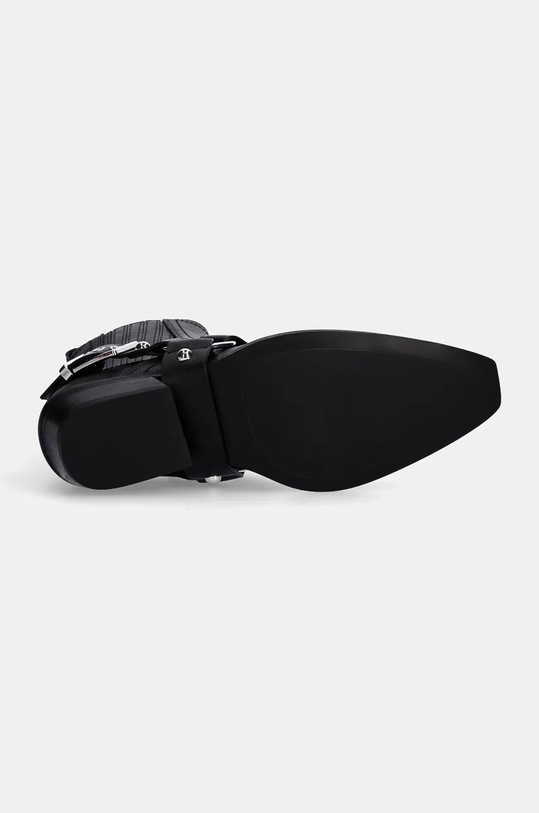 GANNI scarpe da cowboy Fitted Chelsea Western Boot S2744 nero