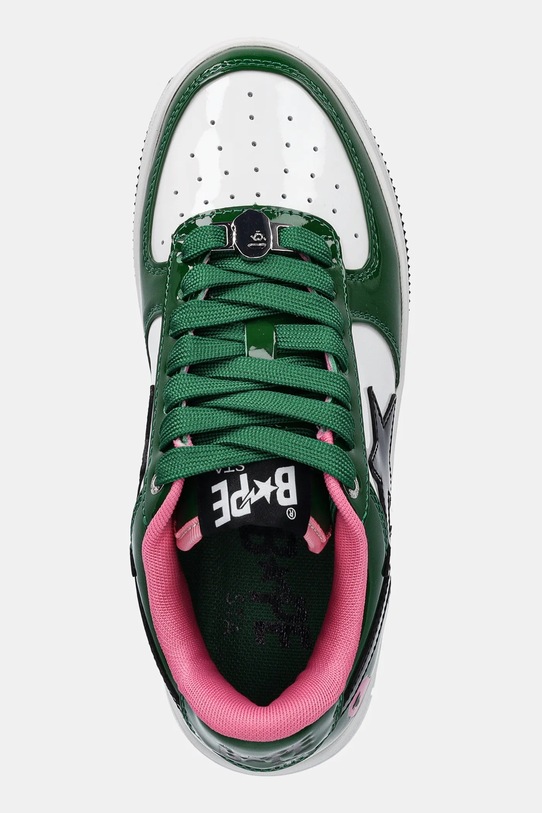 Kožené tenisky A Bathing Ape BAPE STA #1 L zelená 1K80291301