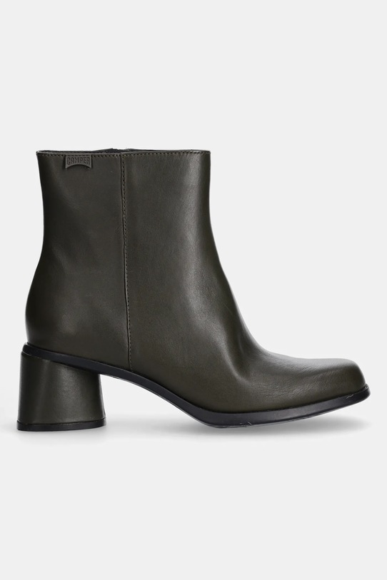 Kožené kotníkové boty Camper Kiara K400743.003 zelená AW24