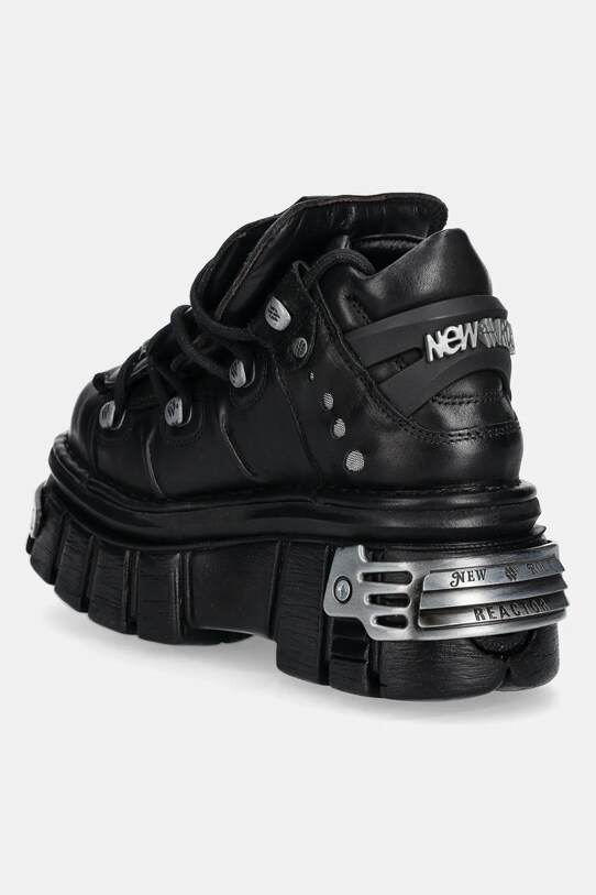 Shoes New Rock leather sneakers ITALI NEGRO+ NOMADA NEGRO+ TOWER NEGRO E14 M.106.S70 black