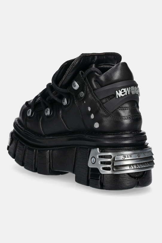 Обувки Кожени маратонки New Rock ITALI NEGRO+ NOMADA NEGRO+ TOWER NEGRO E14 M.106.S70 черен