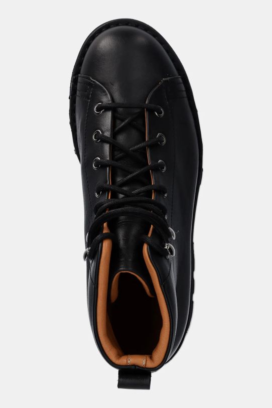 Fracap cizme de piele Monkey negru MONKEY.R300.BLK