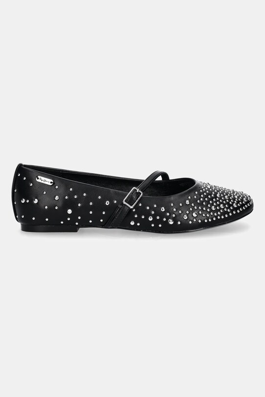 Pepe Jeans balerina DIANE SHINY PLS10425 fekete AW24