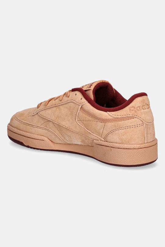 Încălțăminte Reebok sneakers din piele întoarsă Club C 85 100201182 portocaliu
