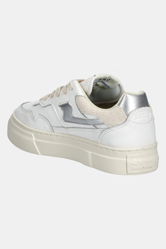 Scarpe Stepney Workers Club sneakers in pelle Pearl S-Strike YA23520 bianco