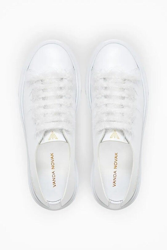 Vanda Novak sneakersy skórzane Grace biały Grace.Light.White