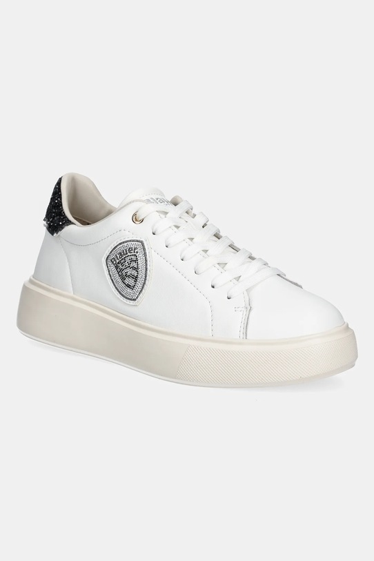 Blauer sneakers VENUS01 pelle fiore bianco F4VENUS01.GLI