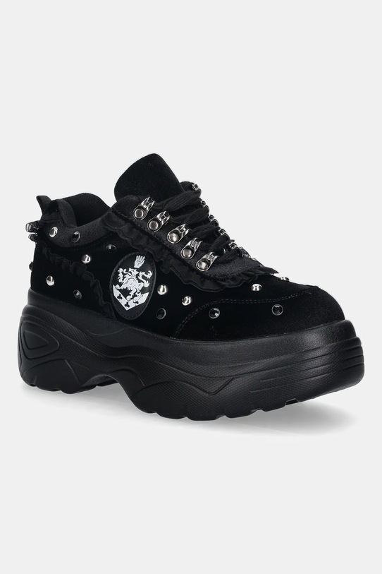 Tenisky Koi Footwear Olympic Coven Crest Midnight Chunky Trainers platforma čierna JJ25