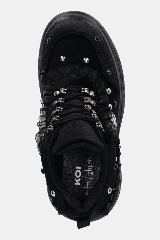 Tenisky Koi Footwear Olympic Coven Crest Midnight Chunky Trainers čierna JJ25