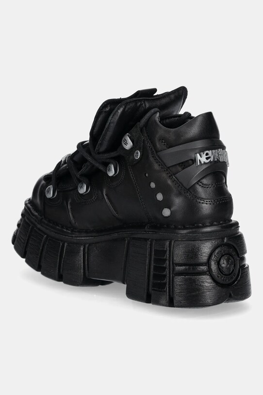 Обувь Кожаные кроссовки New Rock Itali Negro + Nomada Negro + Tower Negro Lateral M.106.C66 чёрный