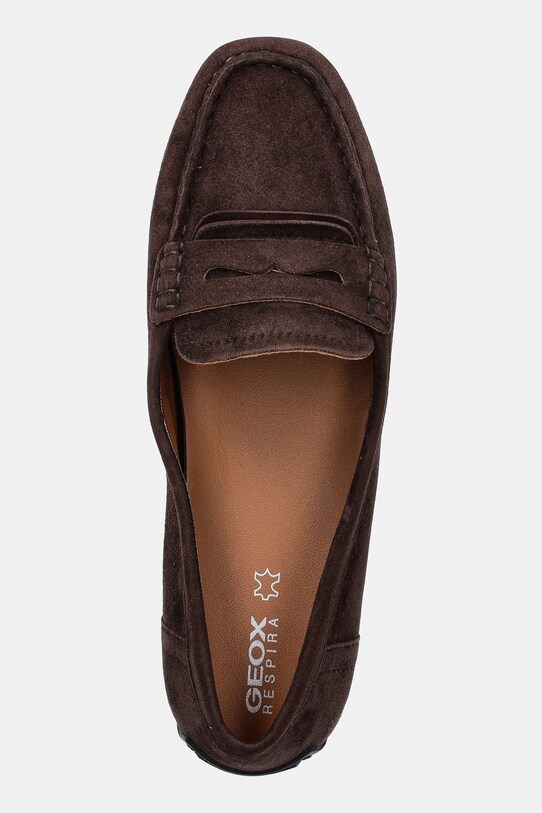 Geox mocasini din piele intoarsa D KOSMOPOLIS + GRIP maro D35RCA.00021.C6009