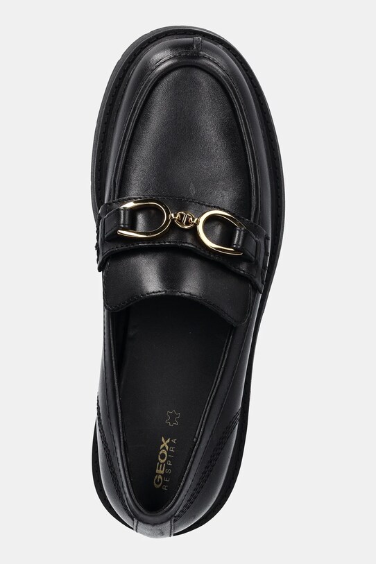 Kožené mokasíny Geox D SPHERICA EC7 A čierna D46VDA.00043.C9999