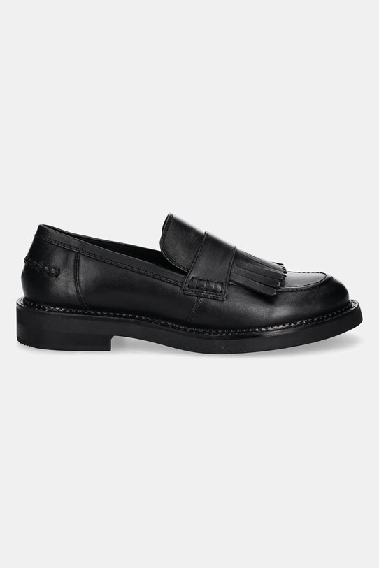 Geox mocasini de piele D SERILDA F D46WYF.00043.C9999 negru AW24