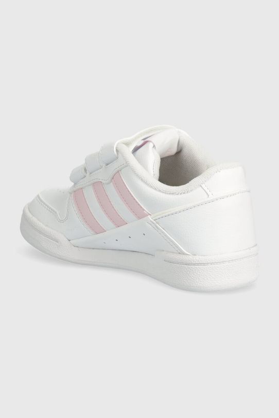 Dziewczynka adidas Originals sneakersy skórzane dziecięce TEAM COURT 2 STR CF ID6635 biały