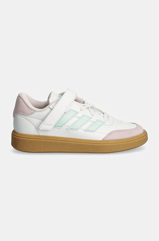 adidas sneakers pentru copii COURTBLOCK EL C ID6503 alb AW24