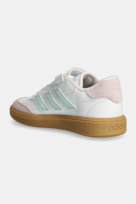 Fete adidas sneakers pentru copii COURTBLOCK EL C ID6503 alb