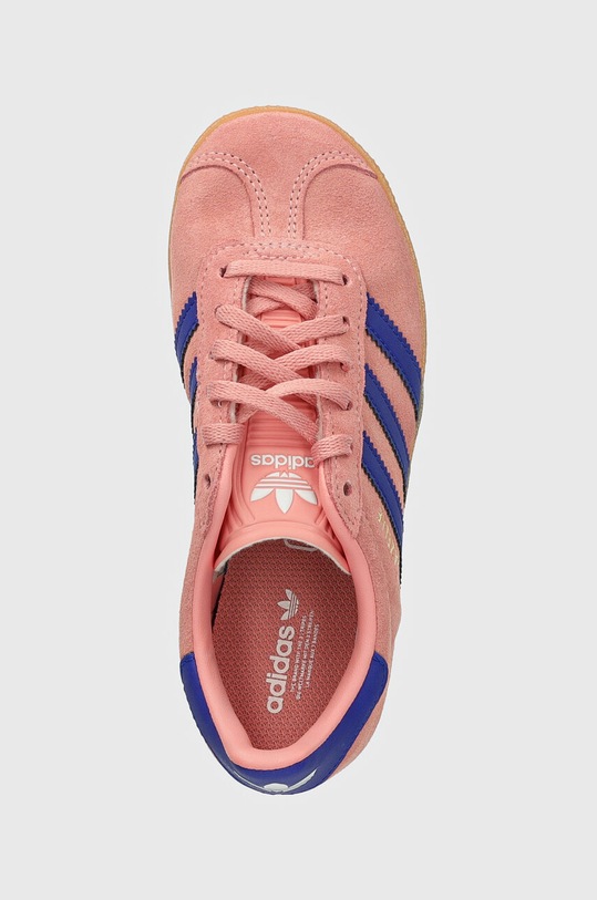 adidas Originals sneakersy dziecięce GAZELLE C różowy ID6556