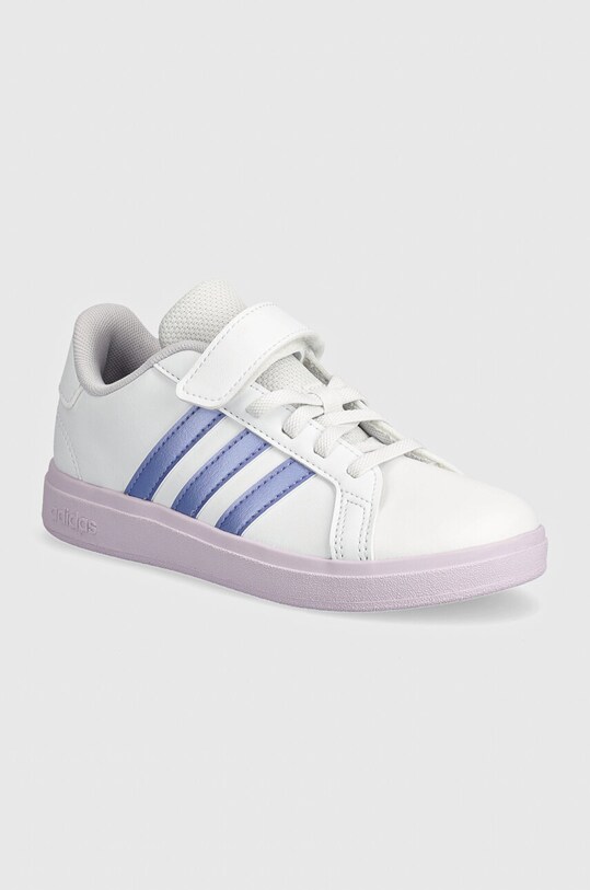 adidas sneakersy dziecięce GRAND COURT 2.0 EL C syntetyczny biały IE3856