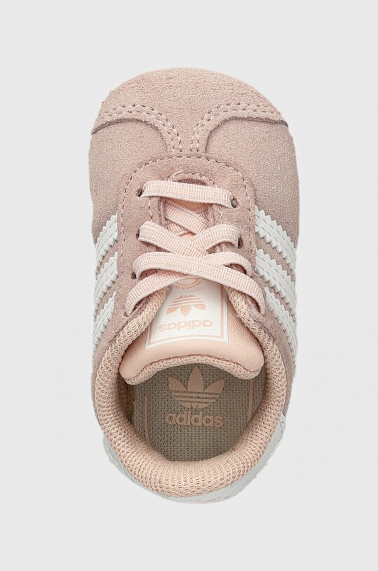 adidas Originals incaltaminte din piele pentru bebelusi GAZELLE CRIB roz JI2045