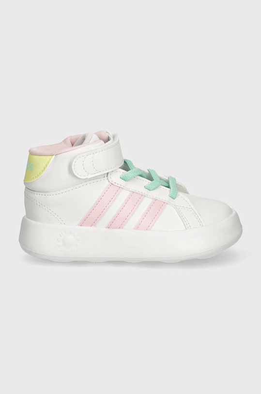 adidas sneakers pentru copii GRAND COURT MID IE8704 alb AW24