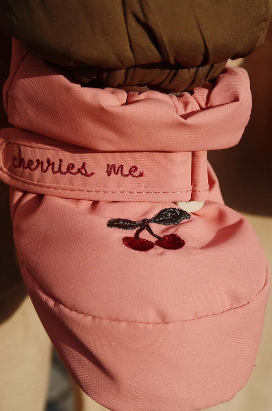 Χειμερινές μπότες για μωρά Konges Sløjd NOHR SNOW BOOT KS101274.G ροζ