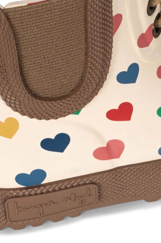 Konges Sløjd kalosze dziecięce THERMO BOOTS PRINT beżowy KS101306.G