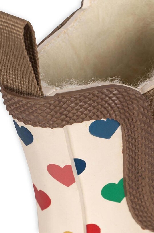 Konges Sløjd kalosze dziecięce THERMO BOOTS PRINT KS101306.G beżowy