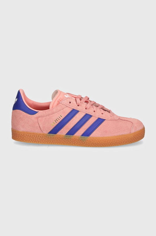 Παιδικά sneakers σουέτ adidas Originals GAZELLE IG9153 ροζ AW24