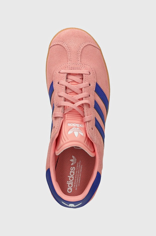 Παιδικά sneakers σουέτ adidas Originals GAZELLE ροζ IG9153