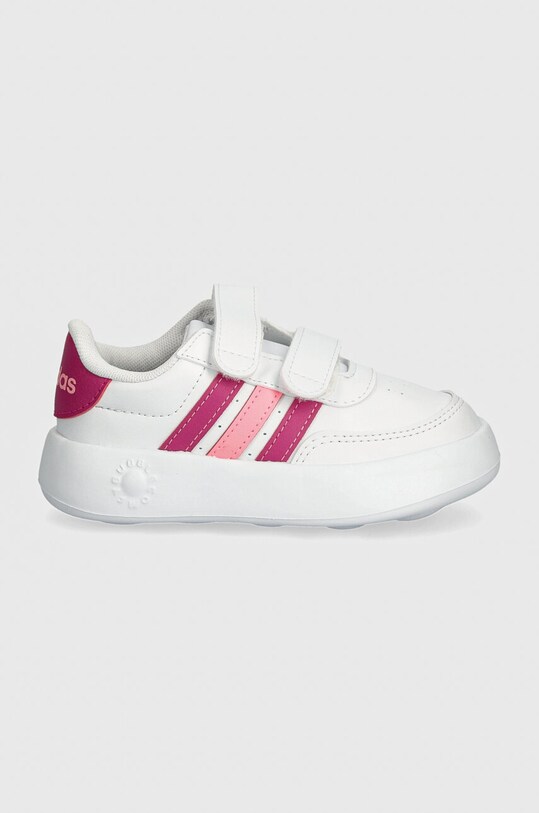 adidas sneakers pentru copii BREAKNET 2.0 CF ID5279 alb AW24