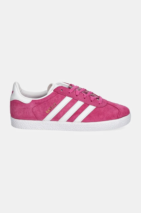 Dječje tenisice od brušene kože adidas Originals GAZELLE IF9801 roza AW24