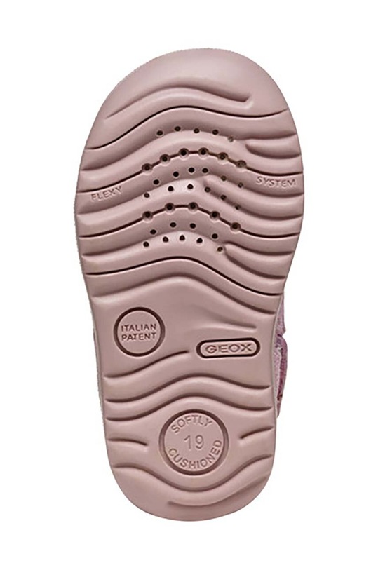 Geox pantofi din piele intoarsa pentru copii MACCHIA B464PA.077AJ.