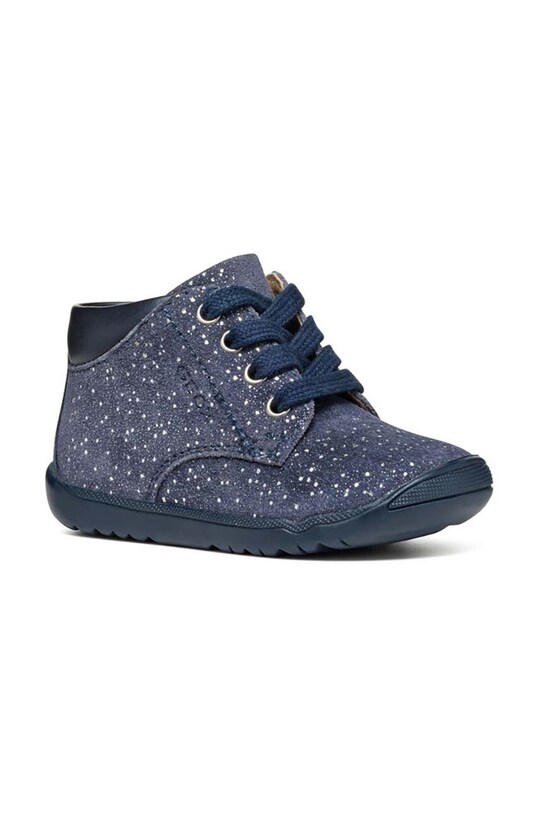 Geox pantofi din piele intoarsa pentru copii MACCHIA piele întoarsă albastru B464PA.077AJ.