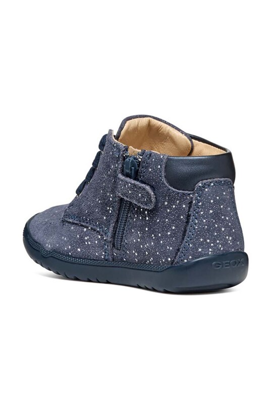 Geox pantofi din piele intoarsa pentru copii MACCHIA albastru B464PA.077AJ.