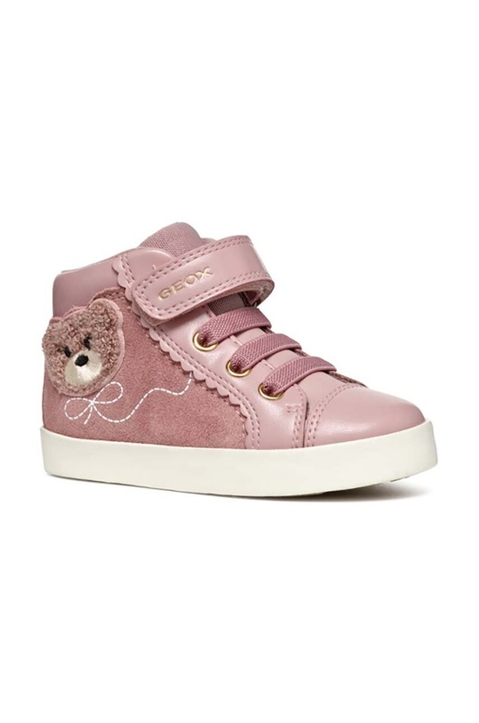 Geox sneakersy dziecięce KILWI tekstylny różowy B46D5A.022NF.24.27