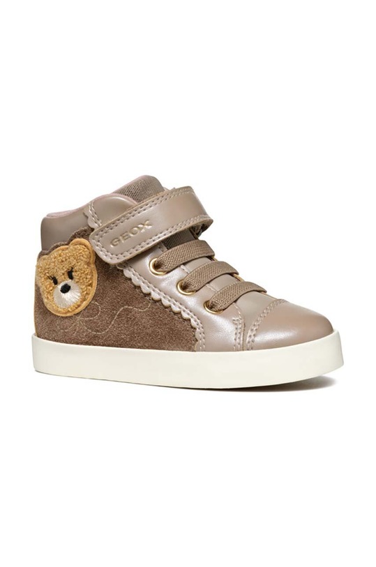 Geox sneakersy dziecięce KILWI tekstylny beżowy B46D5A.022NF.24.27