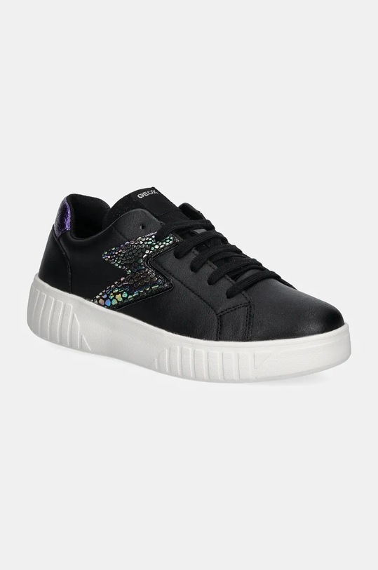 Dětské sneakers boty Geox MIKIROSHI imitace kůže černá J45DVA.0BCDH.36.39