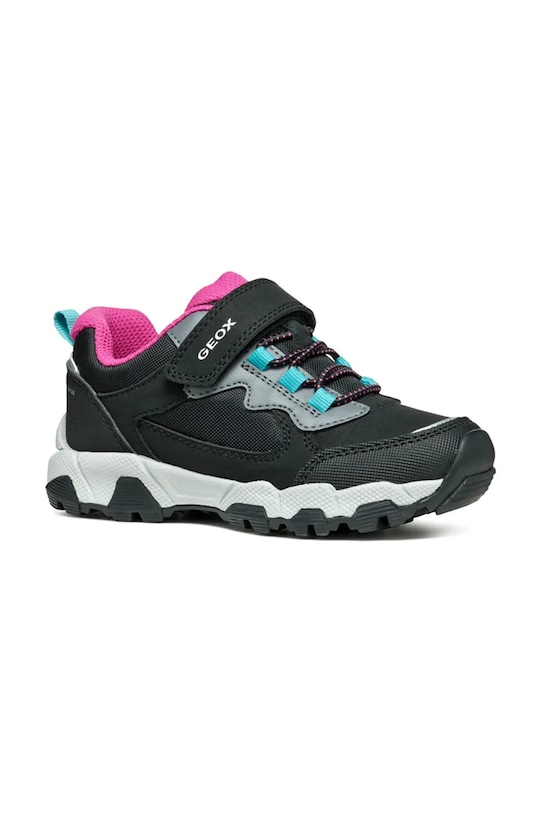 Geox pantofi copii MAGNETAR ABX imitatie de piele negru J464LA.050FU.36.39