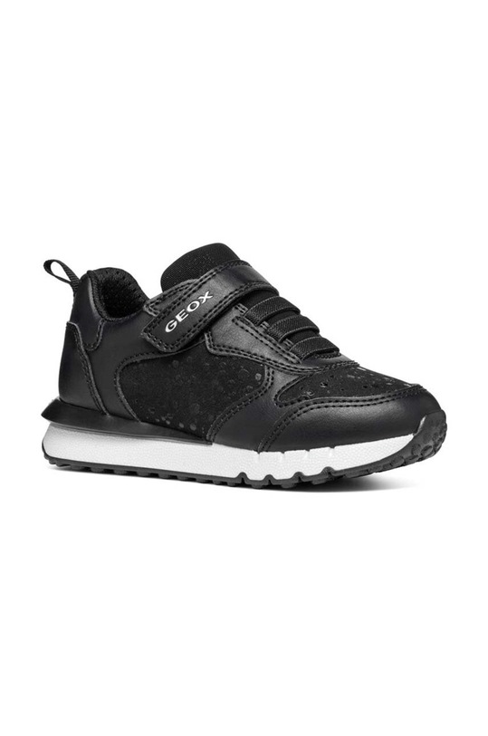 Geox sneakersy dziecięce FASTICS imitacja skóry licowej czarny J46GZB.0BCBL.28.35