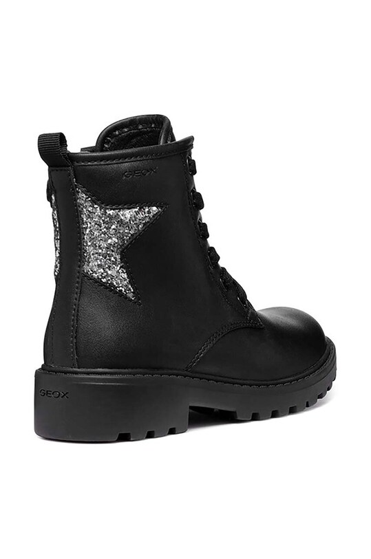 Fete Geox bocanci din piele pentru copii CASEY J9420G.054EW. negru