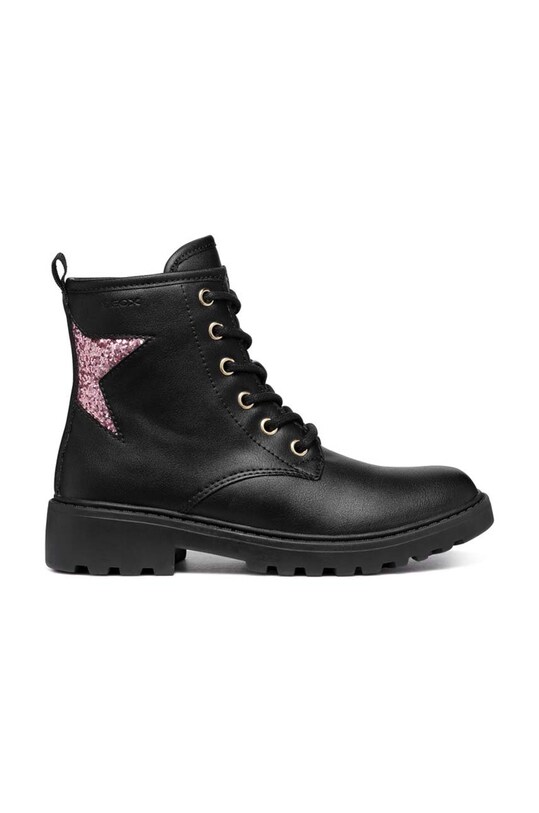 Geox bocanci din piele pentru copii CASEY J9420G.0BCEW. roz AW24