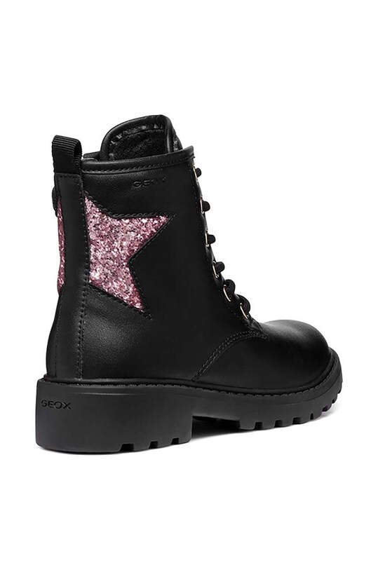 Fete Geox bocanci din piele pentru copii CASEY J9420G.0BCEW. roz