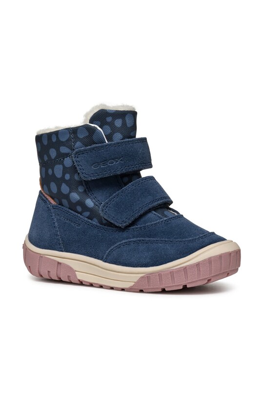Geox cizme de iarna pentru copii OMAR WPF imitatie de piele bleumarin B462LB.022MN.24.27