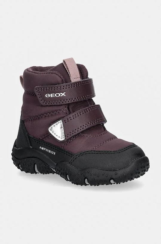 Παιδικές μπότες χιονιού Geox BALTIC ABX συνθετικό μωβ B4654B.0FU50.20.23